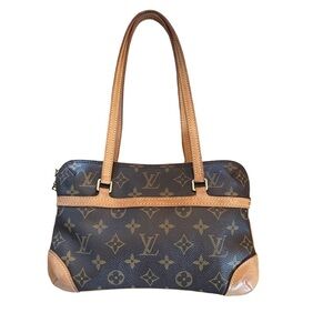 Louis Vuitton Authentic Vintage Mini Coussin Monogram Canvas Shoulder Bag RARE